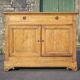 Low wooden sideboard, chest, storage unit, interior decoration Measurement: Length 140 cm. Height