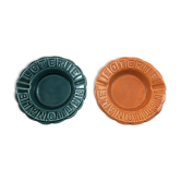 Lot of 2 vintage ashtrays National Lottery
