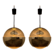 Lot de 2 suspensions de Peill & Putzler Chrome ''Magic Eye''