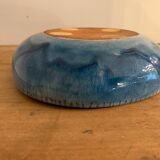 Blue glazed ceramic cup Cazaux Biarritz