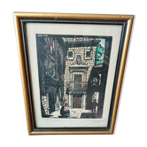 Painting Externadura 20 X 26 cm signed