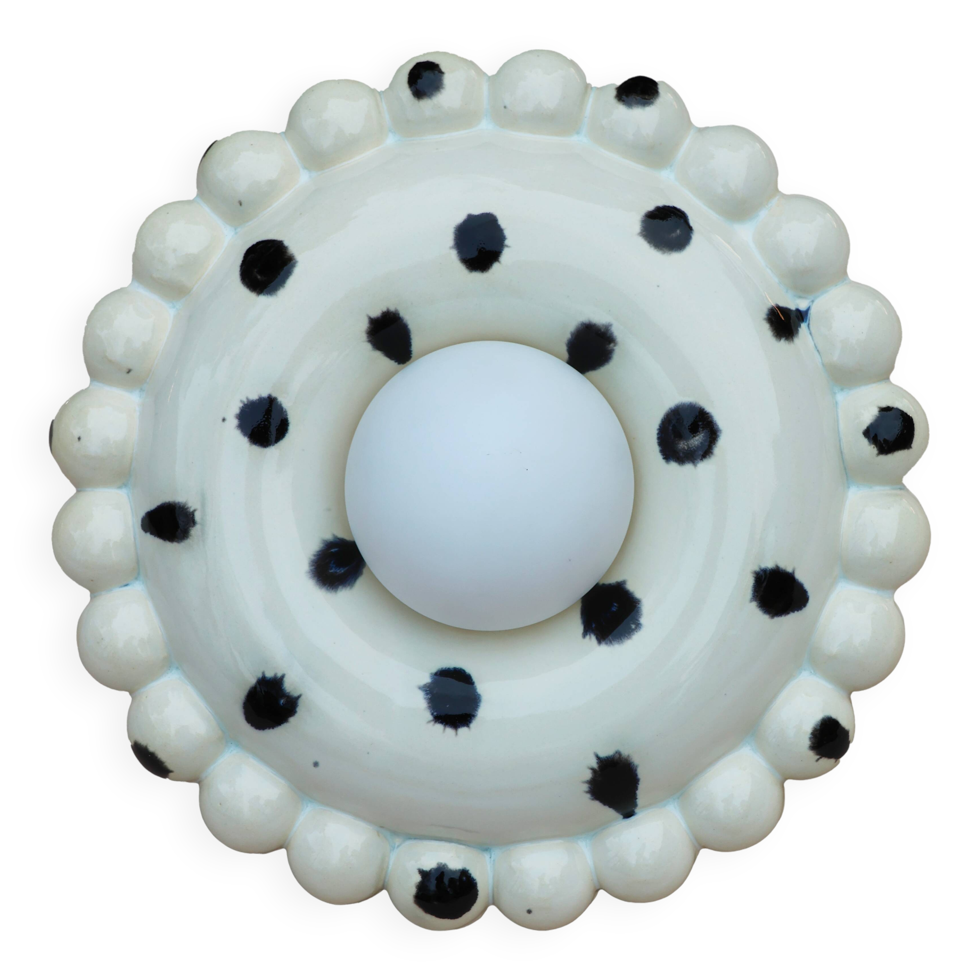 Luna Tall Polka Wall Lamp