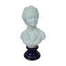 Bust of a child in Limoges porcelain biscuit