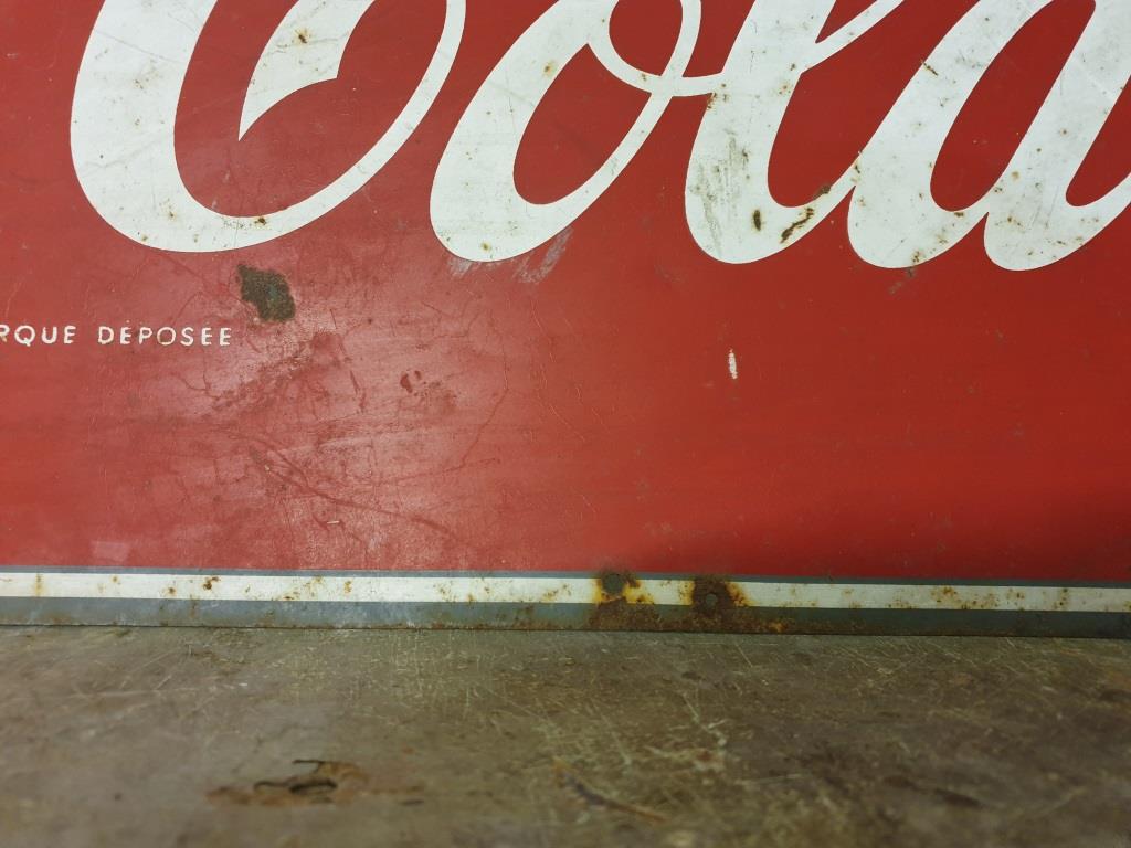 Coca cola advertising plate