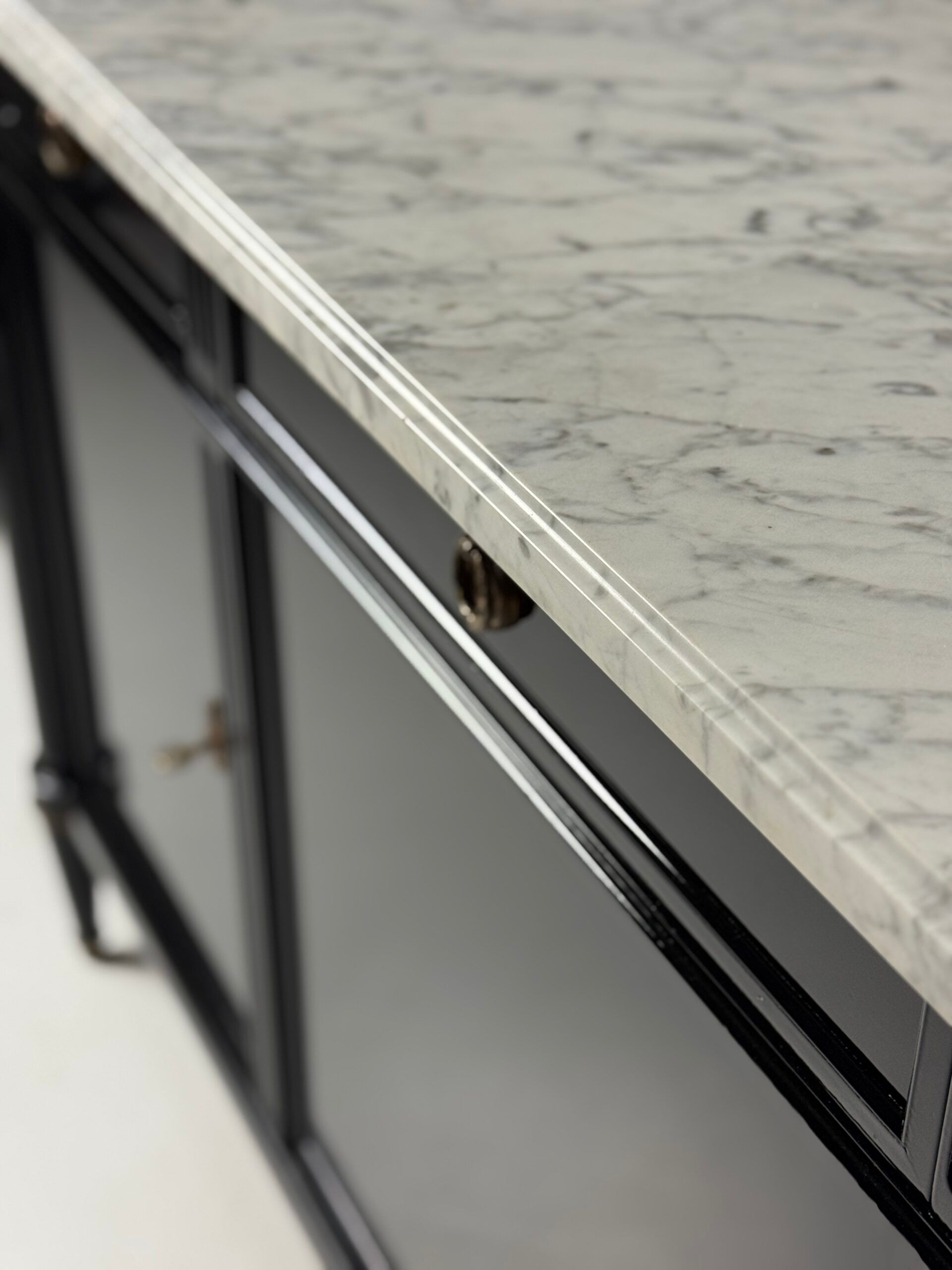 Black Louis XVI style sideboard