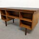 Scandinavian double-sided teak desk from the 50s/60s