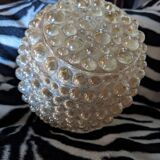 Large Amber Bubble Glass Ceiling Light