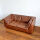 Sofa sofa leather leolux netherlands 1970s