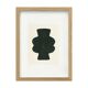 Abstract painting on paper signed Eawy.