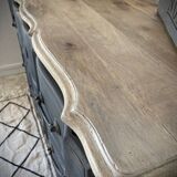Solid wood crossbow chest of drawers