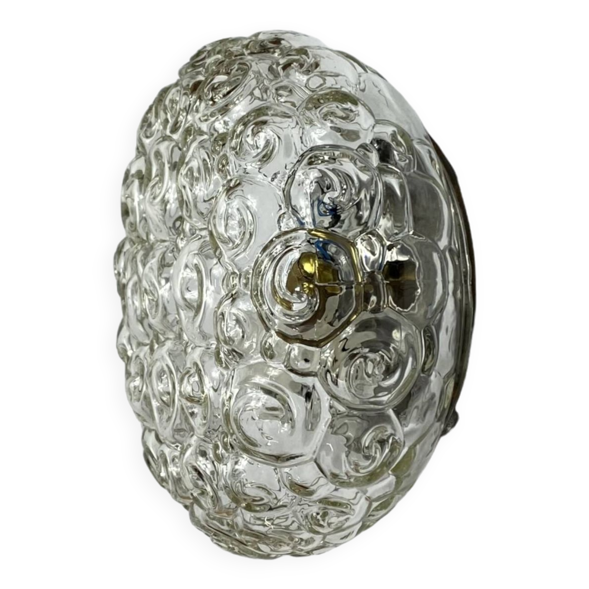 Applique murale ou plafonnier escargot Héléna Tynell luminaire vintage