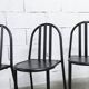 Set of 6 "202" model chairs by Robert Mallet Stevens 1980