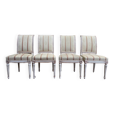Suite of 4 Louis XVI style chairs