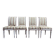 Suite de 4 chaises de style Louis XVI