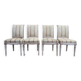 Suite de 4 chaises de style Louis XVI
