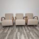 Armchairs from Jindrich Halabala, 1940s, Set of 3