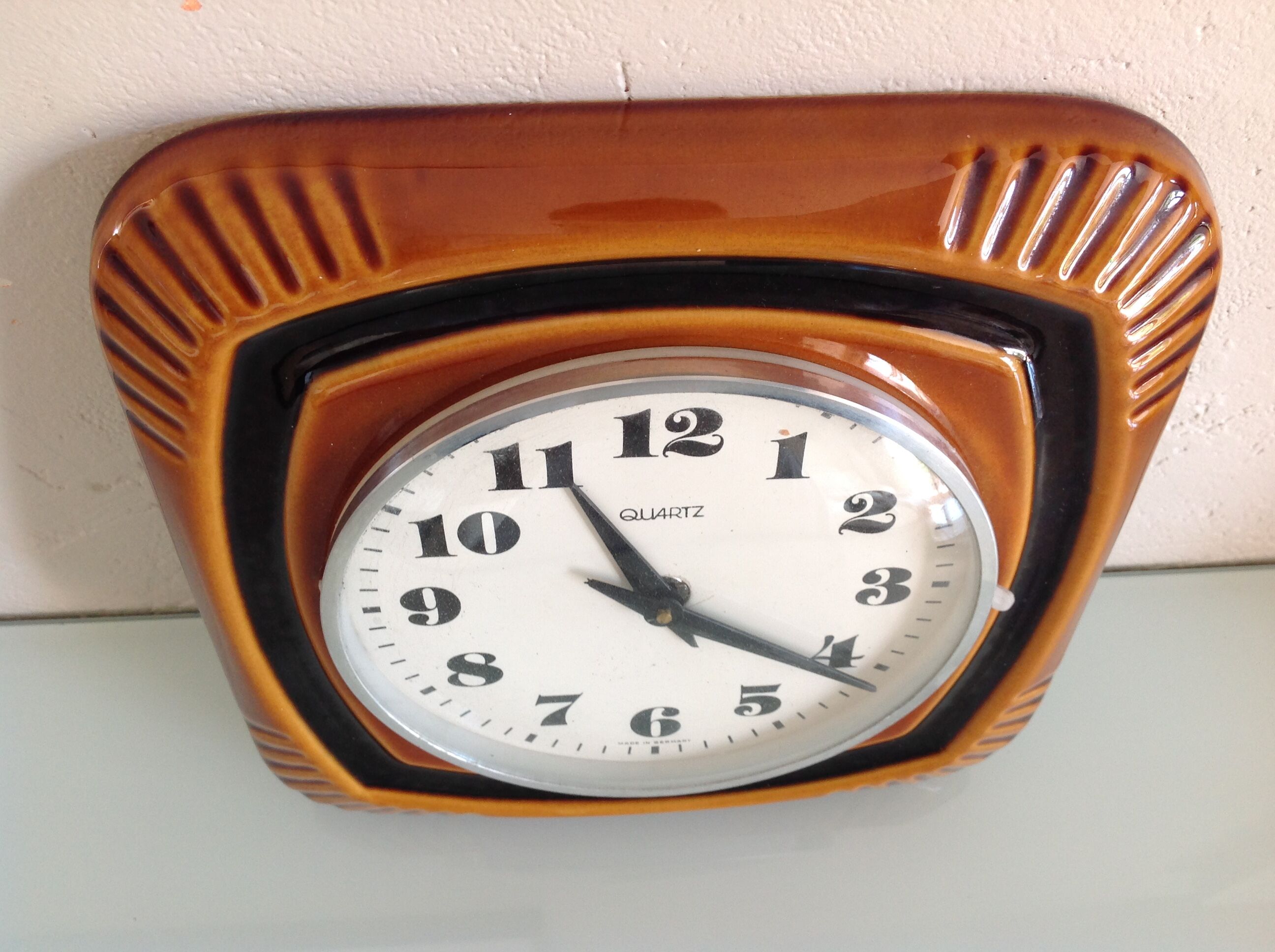 Clock in ceramic - 60-70s