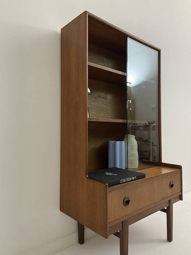 vintage glass library