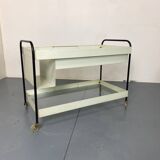 Mid-Century Modernist Pilastro Side Table Serving Trolley by Coen De Vries for Pilastro, 1950s