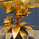 Maison Jansen floral table lamp, 1970s