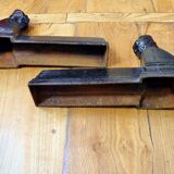 Cast iron chenets "Republic"