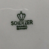 Set of 15 flat plates diameter 24 cm porcelain Scherzer