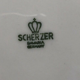 Set of 15 flat plates diameter 24 cm porcelain Scherzer