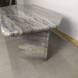 Marble grey granite low table