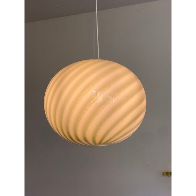 Pendant lamp in murano glass