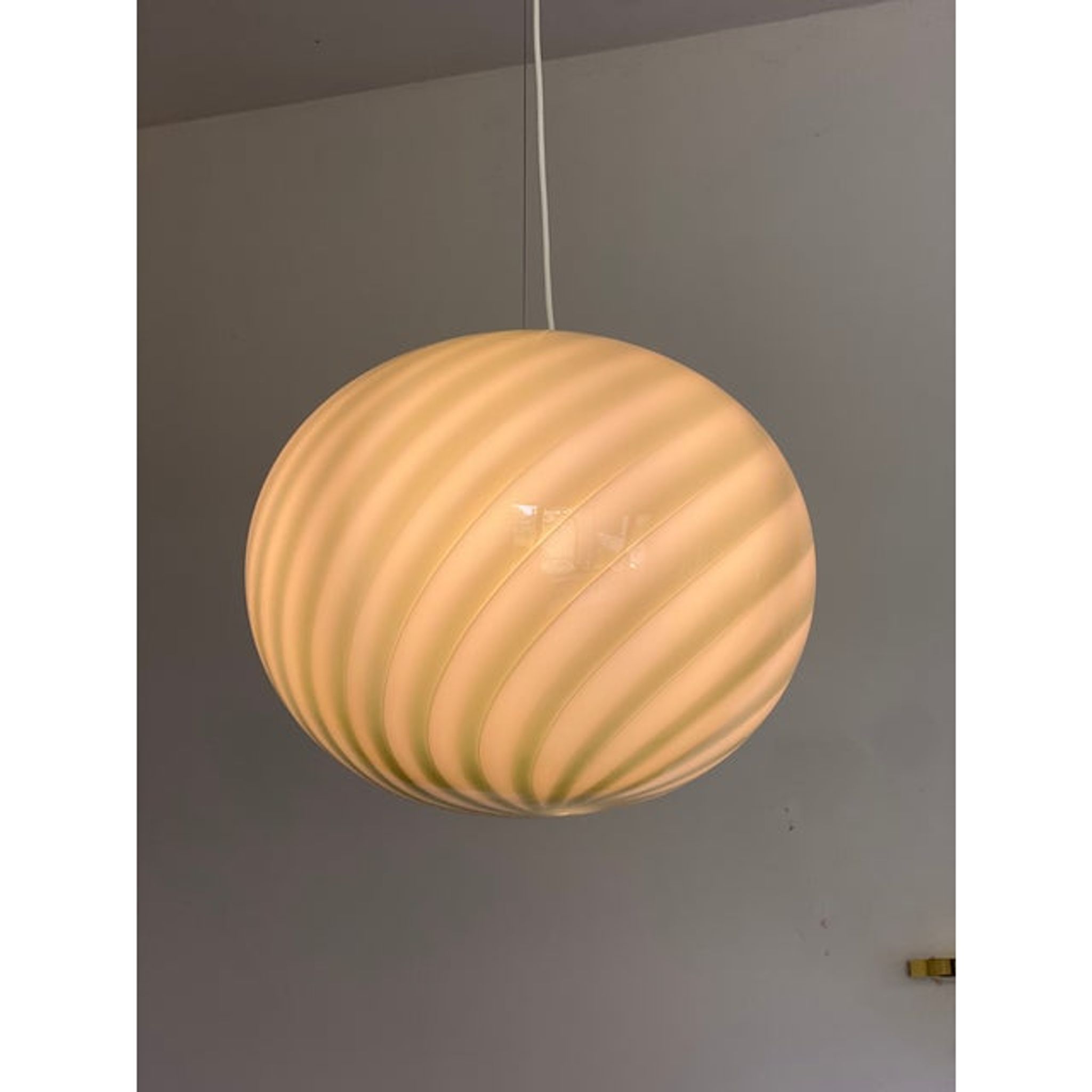 Suspension en verre de murano