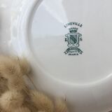 English dessert plates