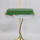 Lampe de table de banquier Art Déco en laiton des années 1930, Tchécoslovaquie