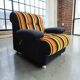 Vintage space age armchair / single armchair with armrests