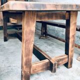 Farm table and benches