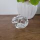 Small crystal rabbit candle holder