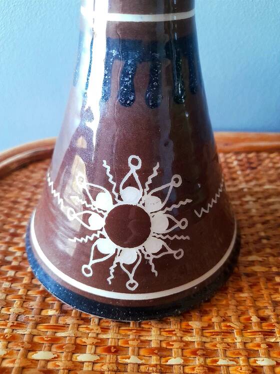 1960s ceramic candlestick