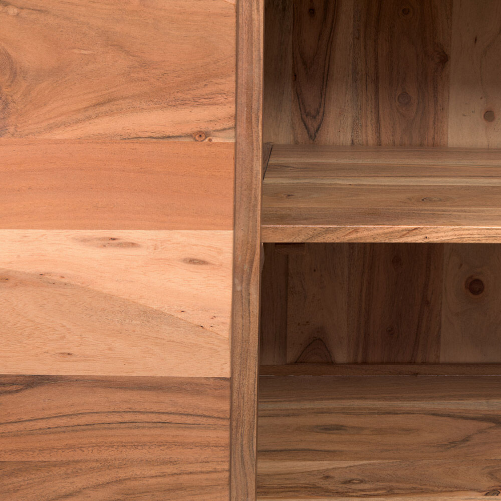 Buffet 2 doors massive acacia