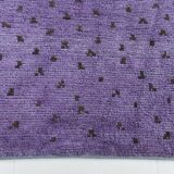 Purple & Brown Polka Dot Kilim Rug, 206x263Cm