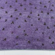 Purple & Brown Polka Dot Kilim Rug, 206x263Cm