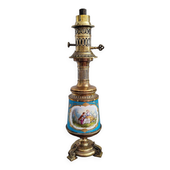 Lampe sèvres - bleu céleste