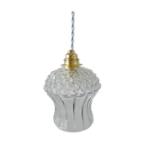 Vintage glass globe pendant light