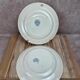 Set of 2 antique flat plates Terre de Fer – Hippolyte Boulenger & Cie – Roscoff model