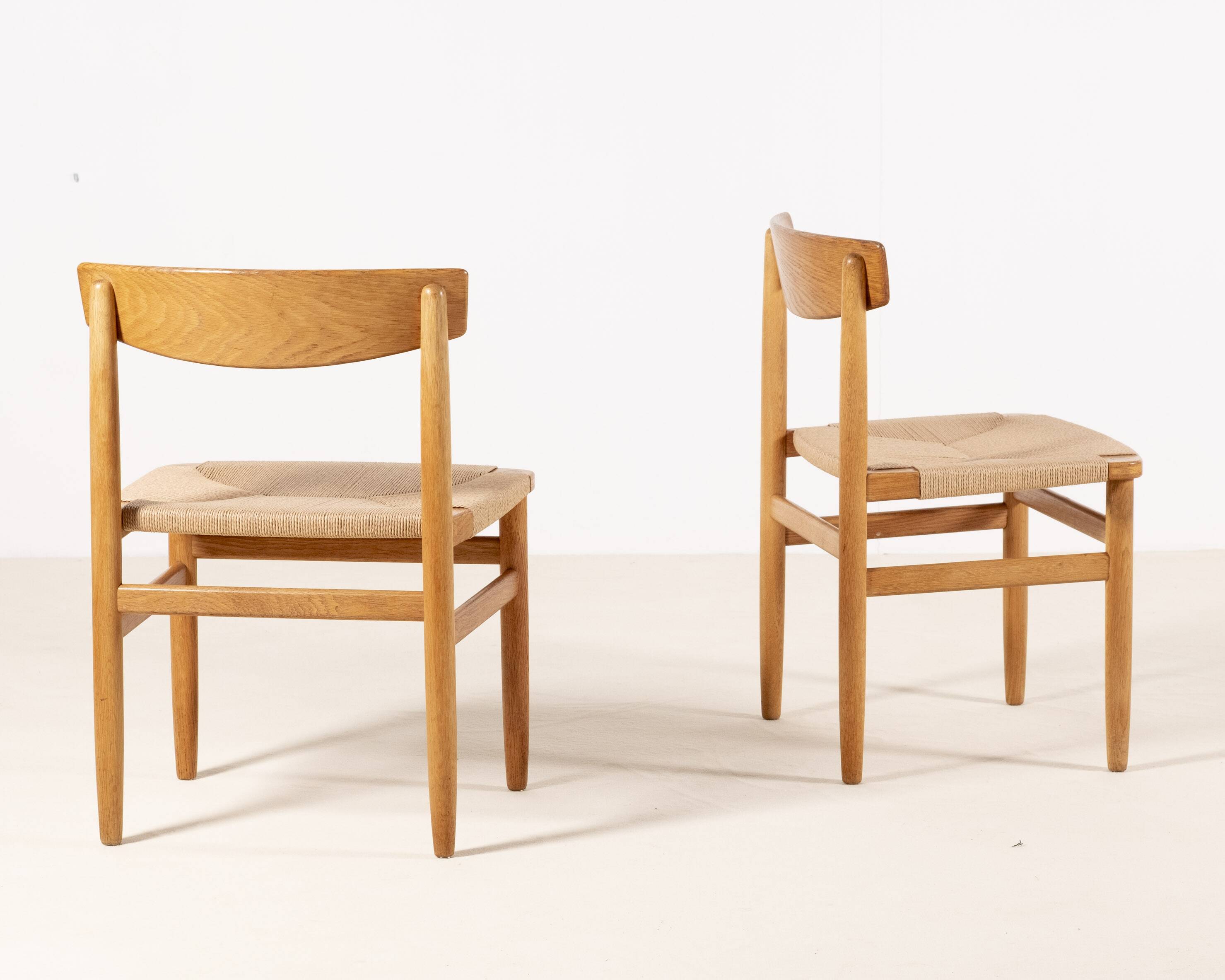 6x Børge Mogensen Øresund Dining Chairs in Oak