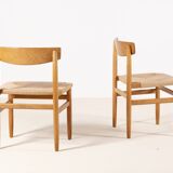 6x Børge Mogensen Øresund Dining Chairs in Oak