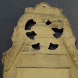 Miroir Régence à parcloses en bois sculpté doré 39 x 65 cm