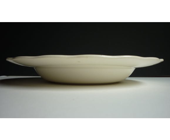 6 hollow plates English earthenware Cauldon England from the great depot E. Bourgeois