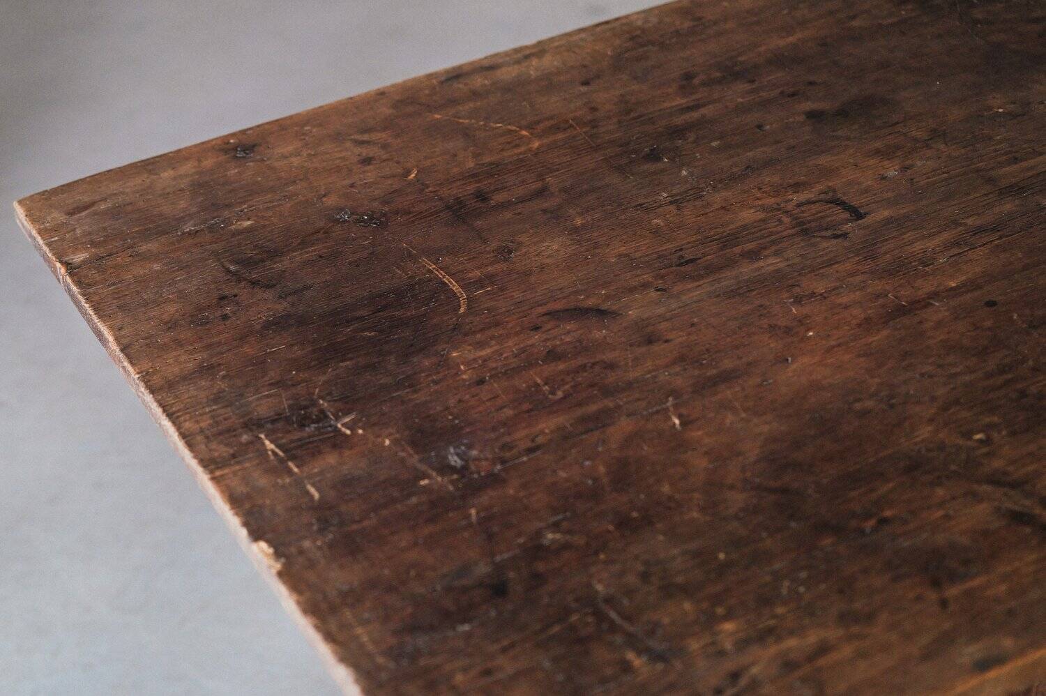 Antique workshop table - Savoyard folk art, circa 1900