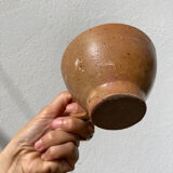 4 vintage stoneware cups