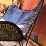 Armchair X blue