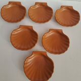 6 scallop bowls Émile Henry